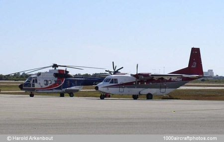 A�rospatiale AS 332 L Super Puma and CASA 200-212 Aviocar