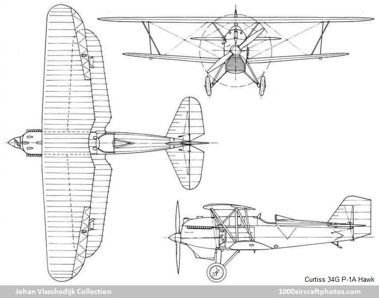 Curtiss 34A P-1 Hawk