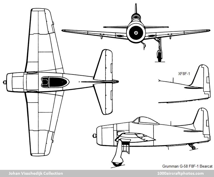 Grumman G-58 F8F-1 Bearcat